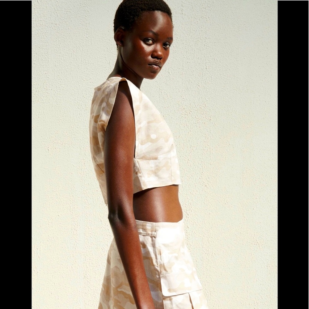 Zara Camo printed mini skirt - Picture 3 of 6